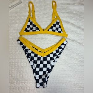 Checkered Bikni